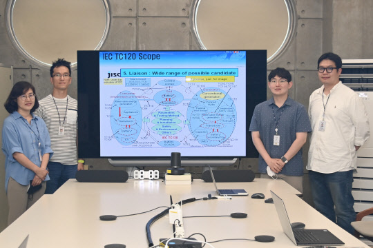 마이크로그리드 국제표준 개발을 주도한 ETRI 연구진.  ETRI 제공